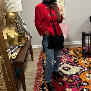 Textured Grommet Blazer